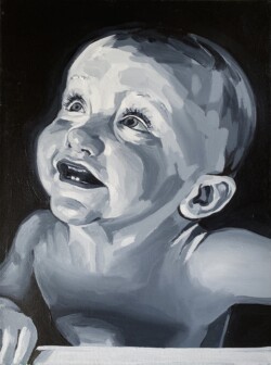 Bodhi, 11 x 14, Acrylic on Canvas